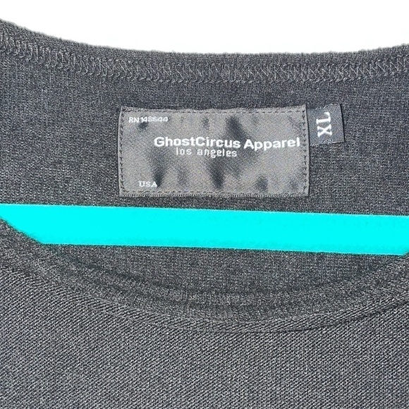 GhostCircus Apparel Black Long Sleeve T Shirt - Picture 2 of 4